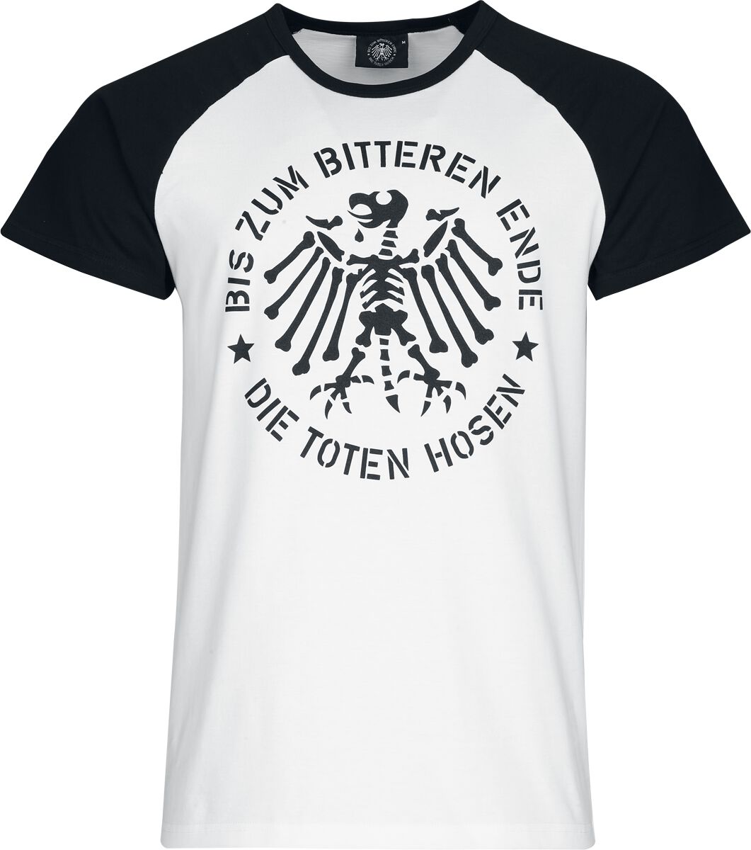Die Toten Hosen T-Shirt - BzbE - XS bis XXL - für Männer - Größe M - weiß/schwarz  - Lizenziertes Merchandise!