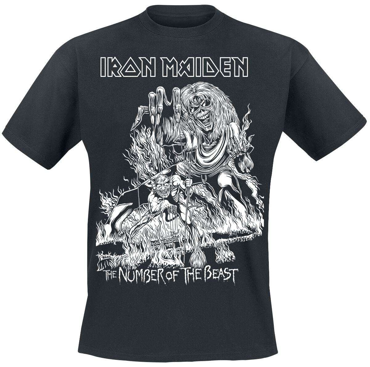 The Number Of The Beast T-Shirt schwarz von Iron Maiden