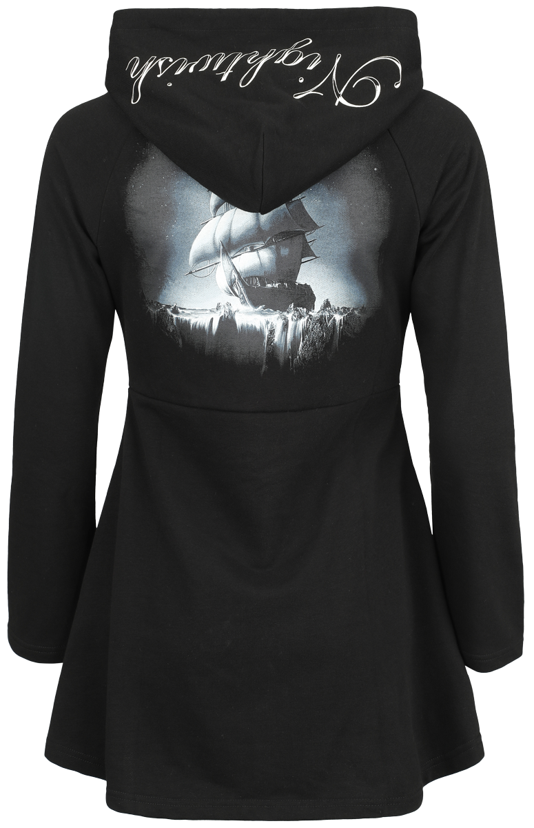 Nightwish Kapuzenjacke - EMP Signature Collection - S bis L - für Damen - Größe L - schwarz  - Lizenziertes Merchandise!