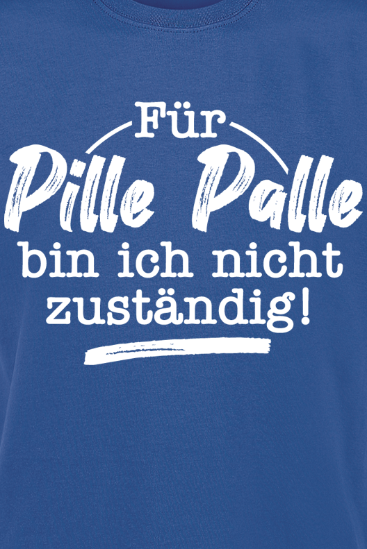 Sprüche T-Shirt - Pille Palle - S bis 3XL - für Männer - Größe 3XL - blau