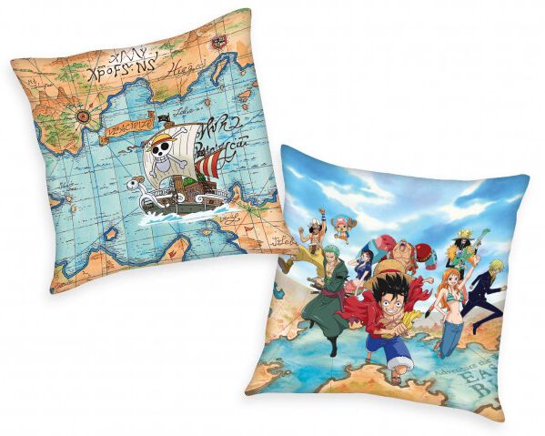 Levně One Piece Characters dekorace polštár vícebarevný