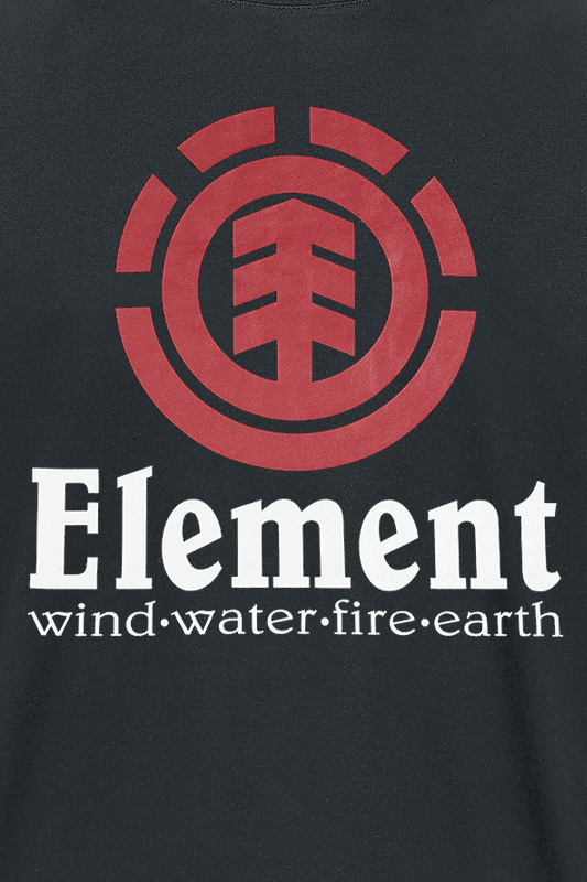 Element Vertical T-Shirt schwarz