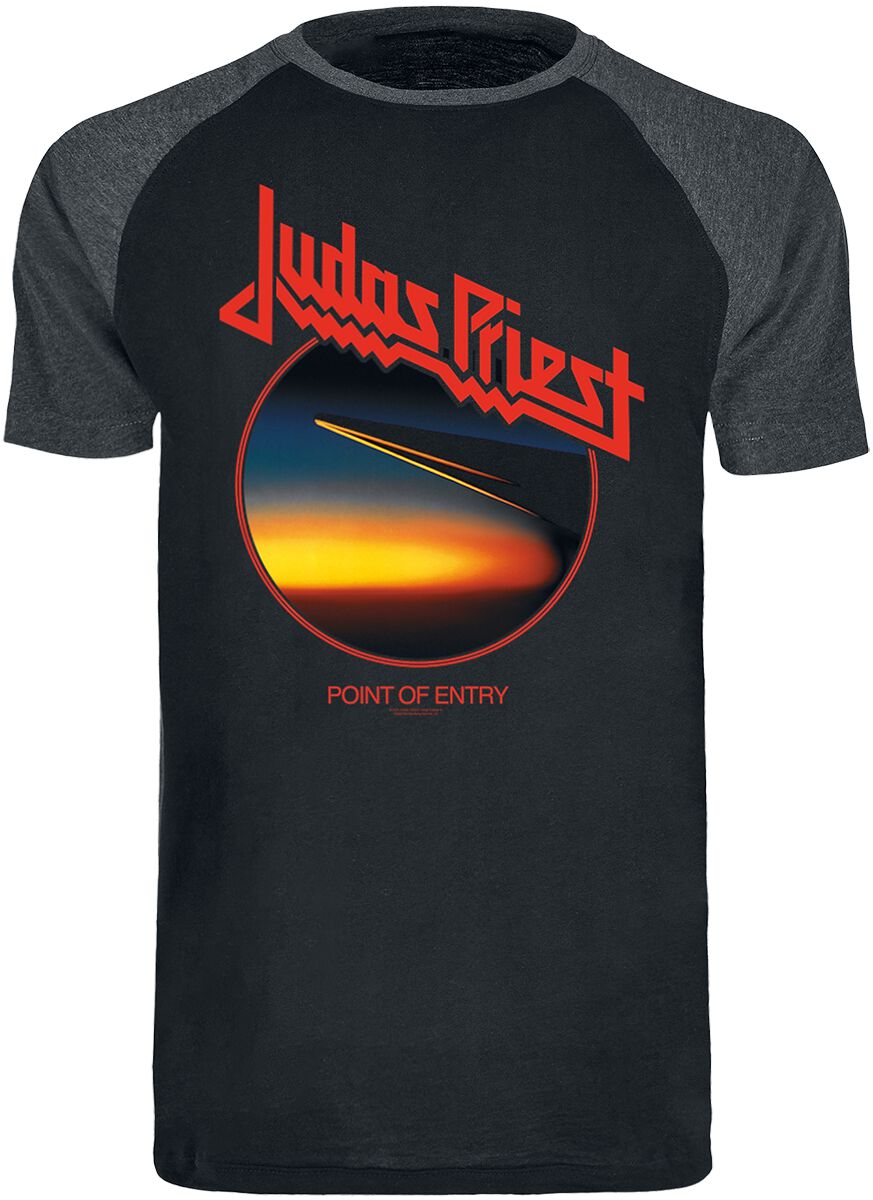 Judas Priest Point of entry T-Shirt schwarz grau