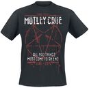 All Bad Things Pentagram, Mötley Crüe, T-Shirt