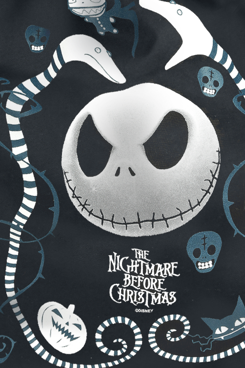 The Nightmare Before Christmas Snake Charmer Turnbeutel schwarz