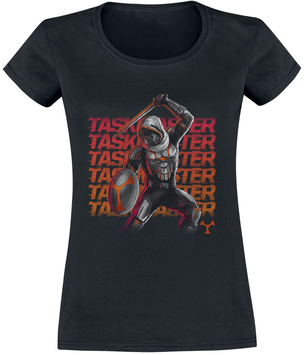 Image of Black Widow Taskmaster Girl-Shirt schwarz