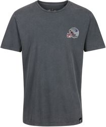 NFL Patriots College Black Washed, Recovered Clothing, T-Shirt