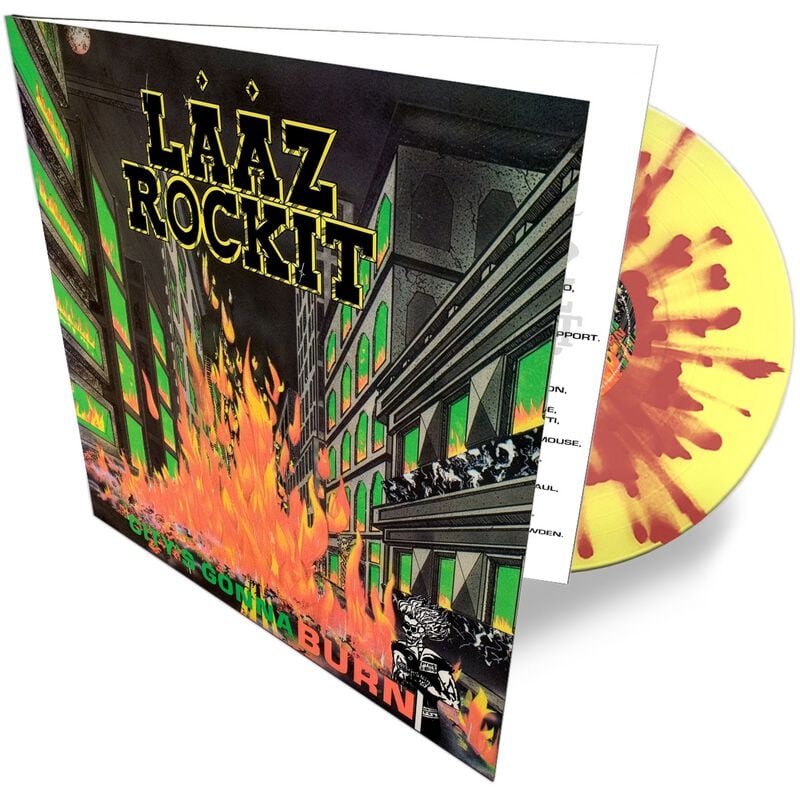 City`s gonna burn von Laaz Rockit - LP (Coloured, Limited Edition, Re-Release, Standard)