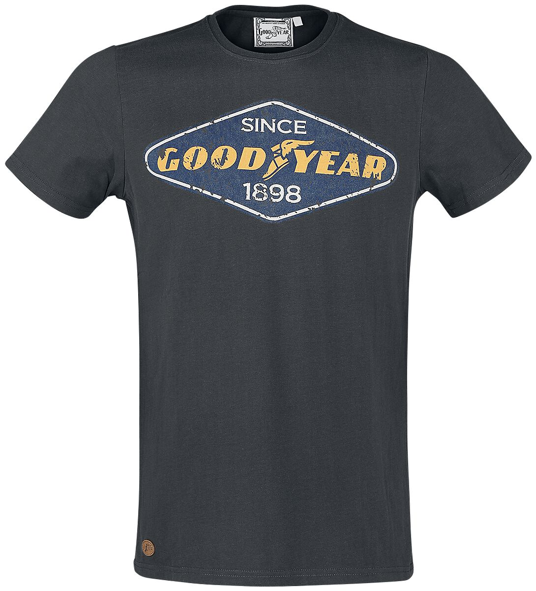 Image of T-Shirt Rockabilly di GoodYear - East Lake - S a 3XL - Uomo - grigio