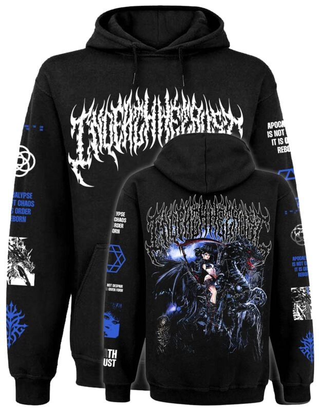 Sweat-shirt à capuche  de In Death We Trust - Sweat Unisexe InDeathWeTrust Apocalypse - S à 3XL - pour Homme - noir