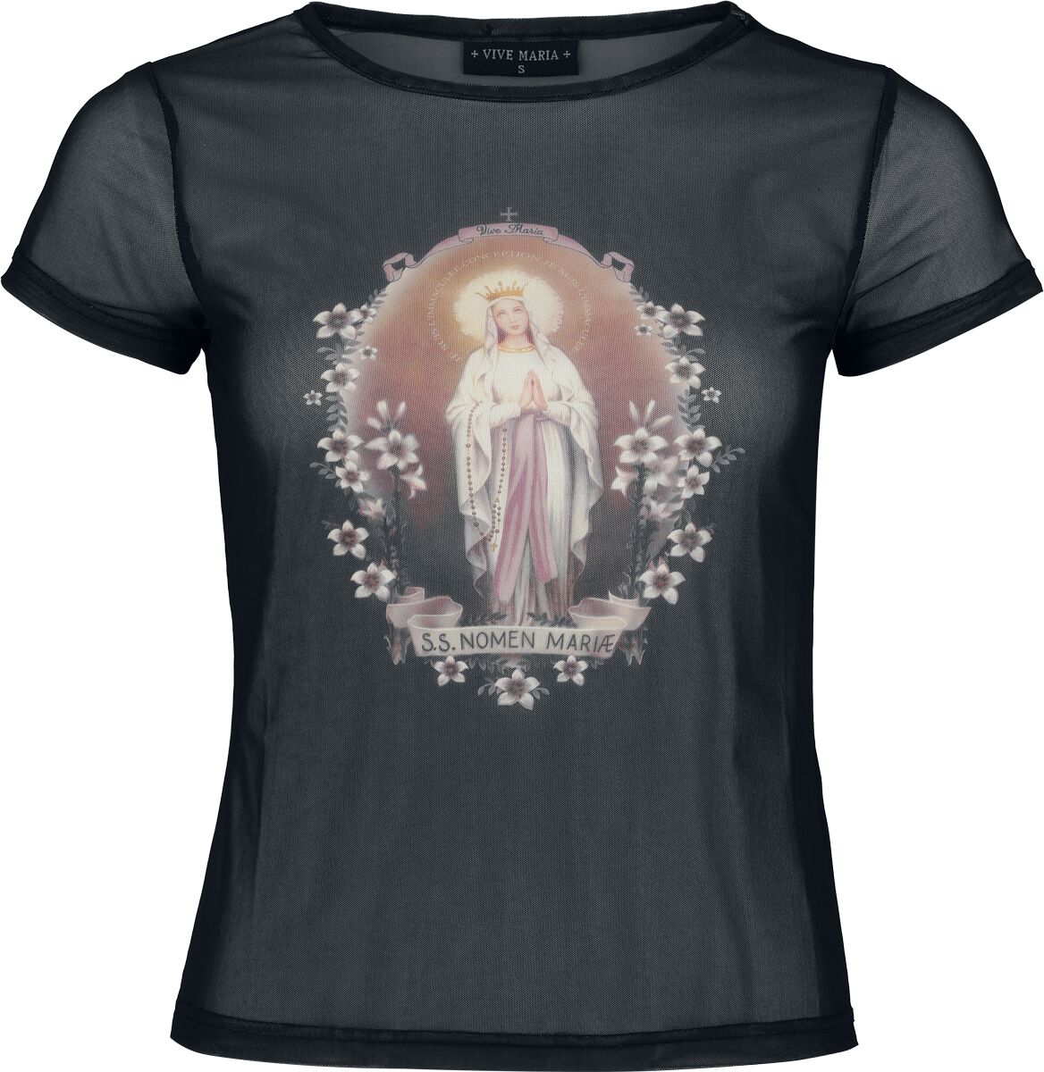 4069225048446 - Pray and Love T-Shirt schwarz in S