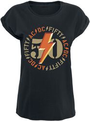 Fifty Bold Emblem, AC/DC, T-Shirt