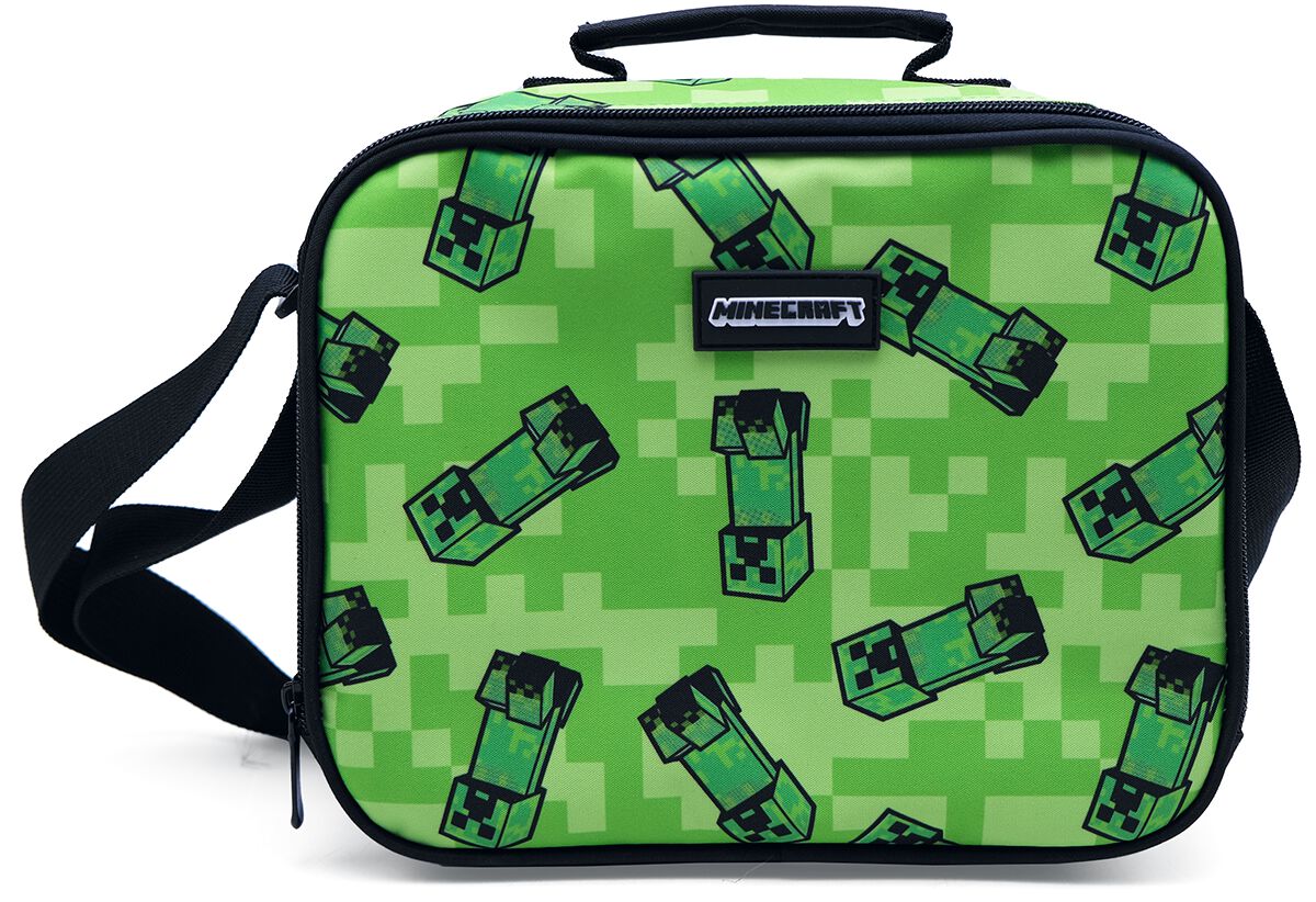 Minecraft Creeper Icons Lunchbag Rucksack allover  - Onlineshop EMP