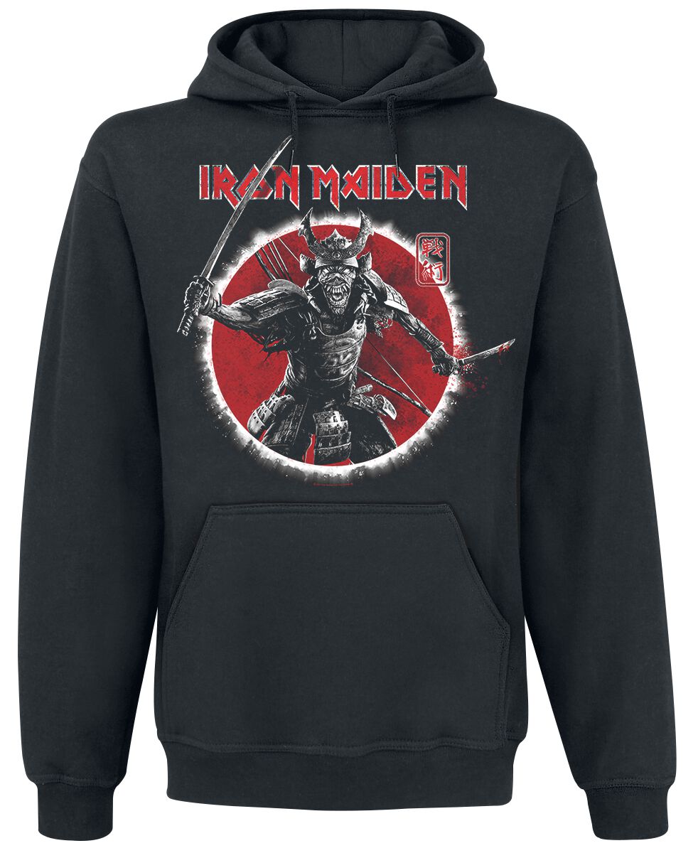 Image of Iron Maiden Eddie Warrior Kapuzenpulli schwarz
