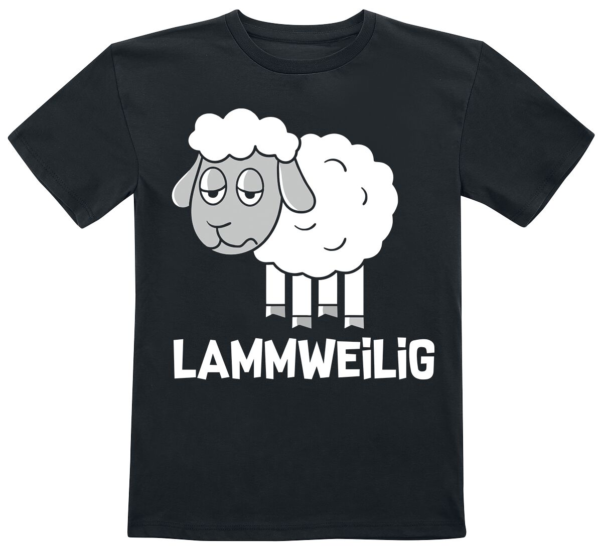 Tierisch Lammweilig T-Shirt schwarz
