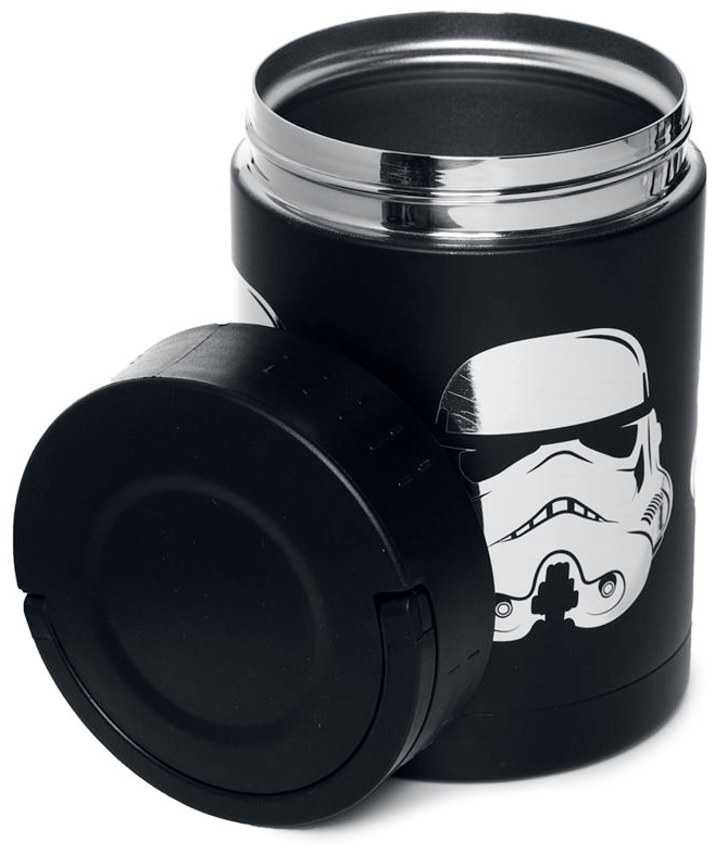 Star Wars Stormtrooper Thermobehälter Brotdose schwarz weiß