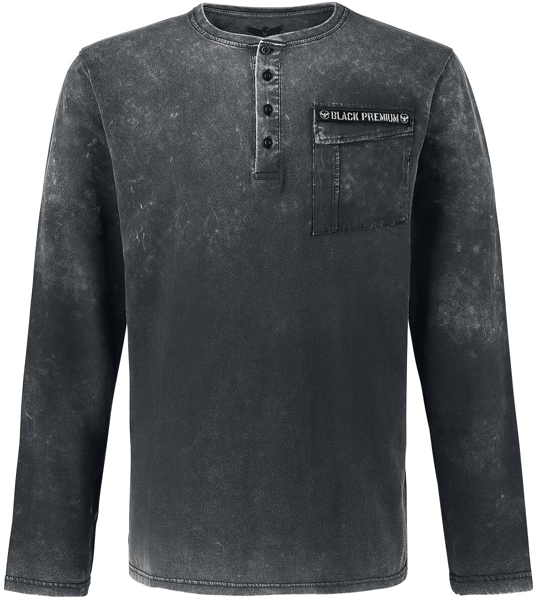 T-shirt manches longues de Black Premium by EMP - Through The Glass - S à 5XL - pour Homme - noir