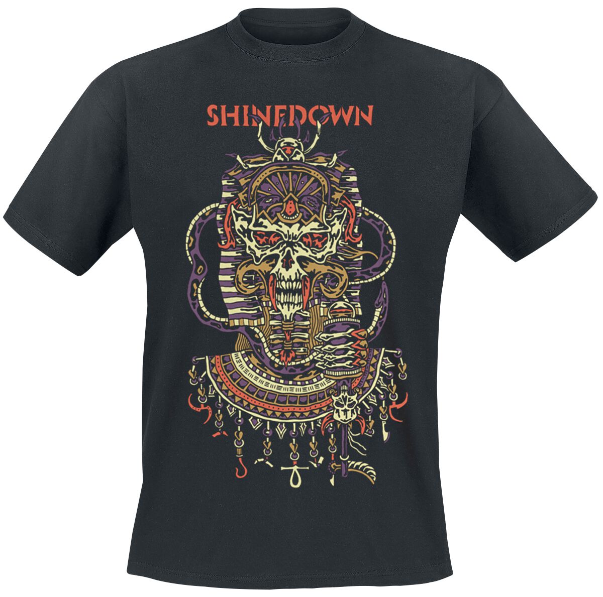 Shinedown Planet Zero Skull T-Shirt schwarz Shinedown Planet Zero Skull T-Shirt schwarz
