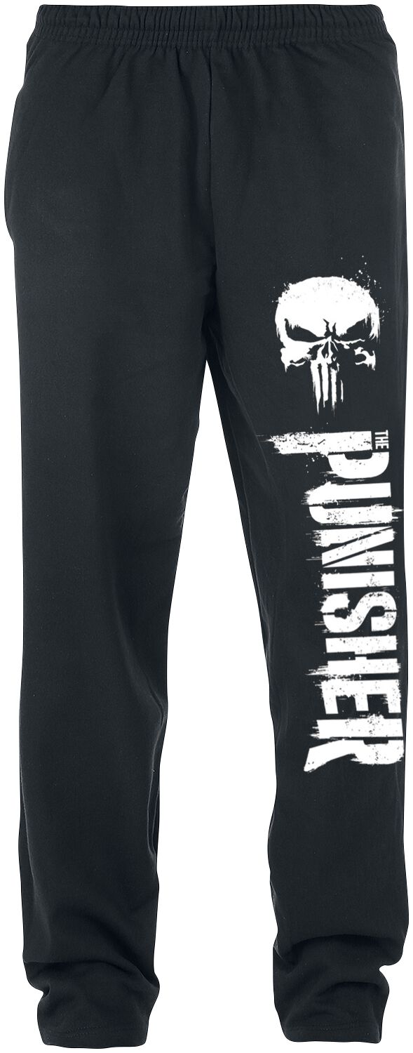 The Punisher - Marvel Trainingshose - Logo - S bis XXL - für Männer - Größe XXL - schwarz  - Lizenzierter Fanartikel