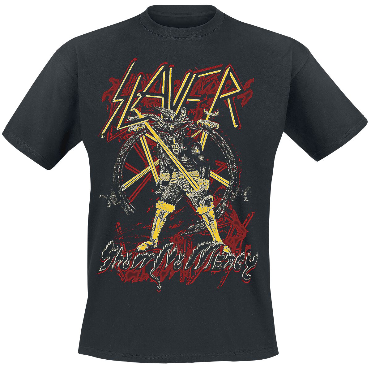 Slayer Three Color Show No Mercy T-Shirt black