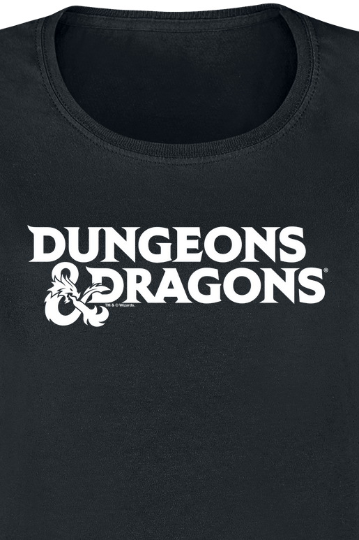 Dungeons and Dragons Logo T-Shirt schwarz
