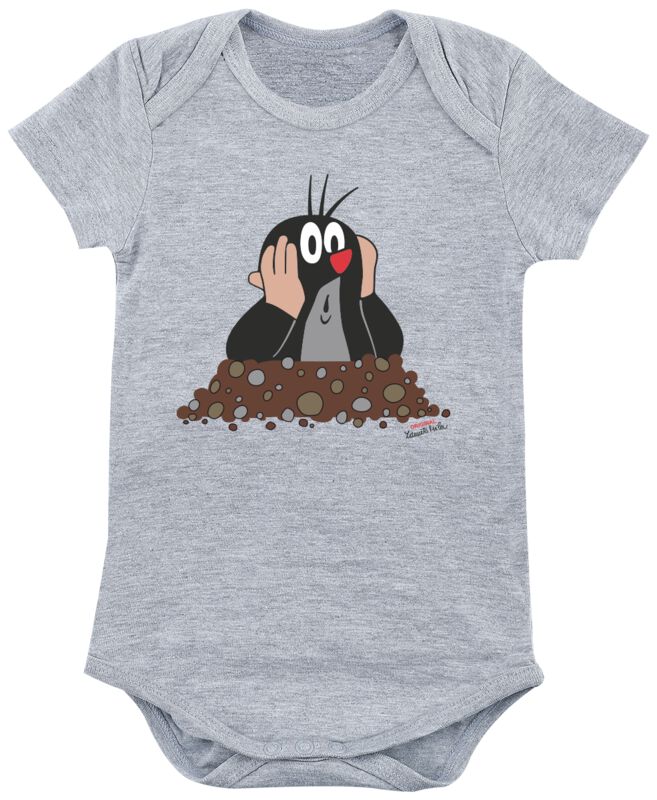 Het Molletje Body voor babys - Oh Oh! - voor Kinderen - grijs gemêleerd