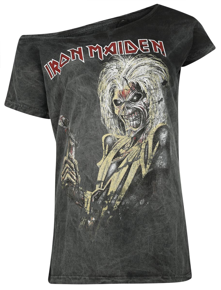 Levně Iron Maiden Killers Magic Day Dámské tričko šedá