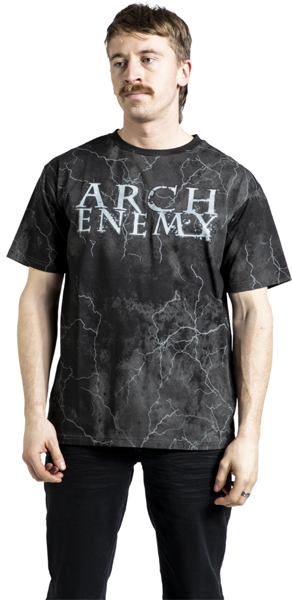 Thumbnail - Arch Enemy EMP Signature Collection - Heavyweight T-Shirt dunkelgrau in 3XL