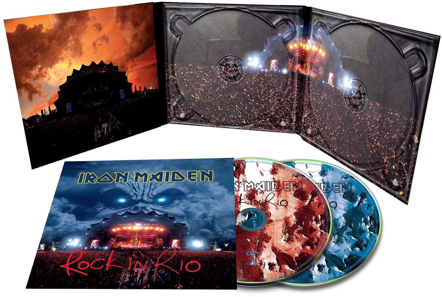 Image of Iron Maiden Live at Rock In Rio 2-CD Standard