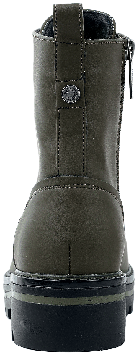 Refresh - Gothic Boot - Schnürboot - EU36 bis EU40 - für Damen - Größe EU36 - grün
