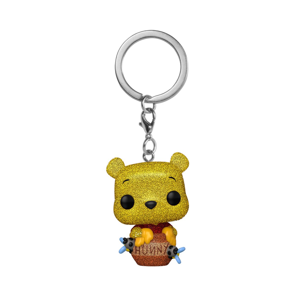 Levně Medvídek Pu Winnie the Pooh (Glitter) Pocket Pop! Klíčenka vícebarevný