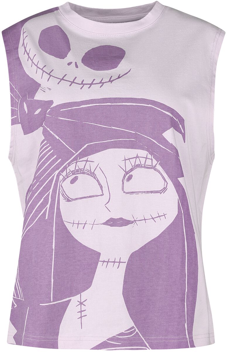Image of Top Disney di Nightmare Before Christmas - Jack and Sally - S a M - Donna - viola