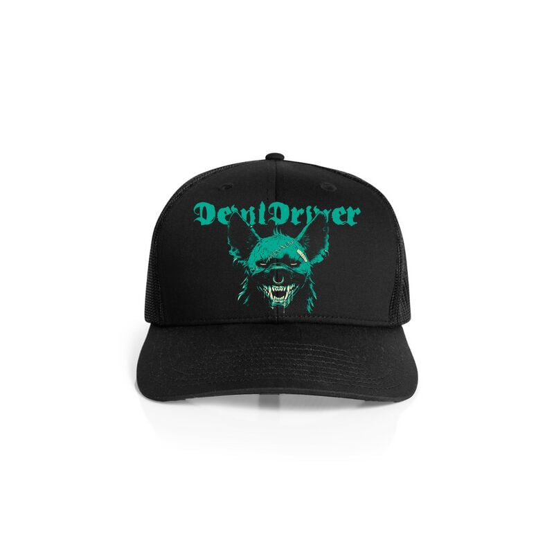 DevilDriver Cap - Hyena - schwarz  - Lizenziertes Merchandise!