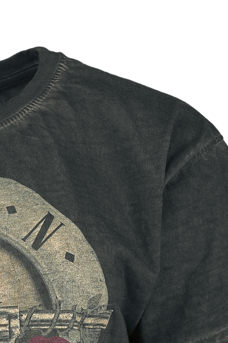 4068143431422 - Guns N Roses Paradise City Skull T-Shirt grau in 3XL 4068143431422 - Guns N Roses Paradise City Skull T-Shirt grau in 3XL