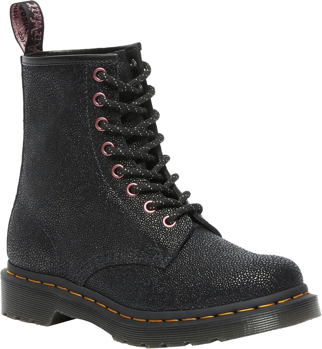 1460 Black Bejeweled Dr. Martens Boot EMP