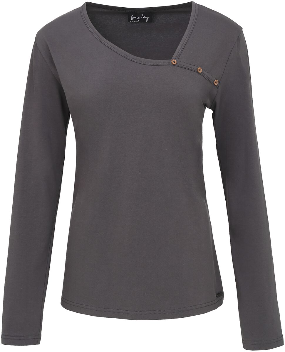 Forplay Carla Long-sleeve Shirt grey