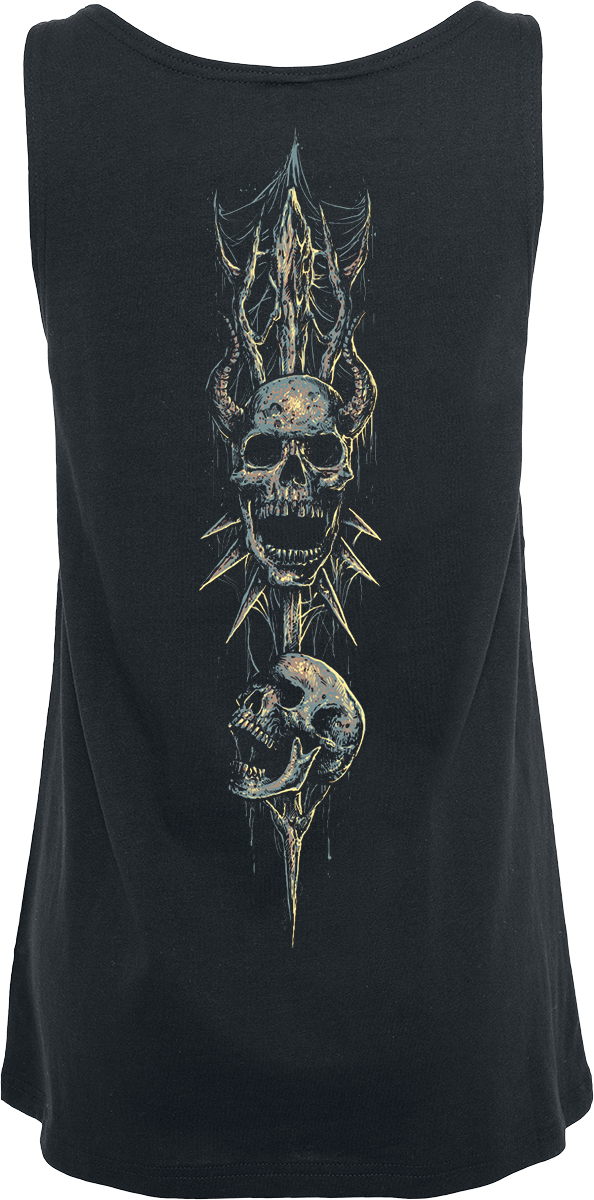 Alissa Spreading Black Wings Tank-Top schwarz