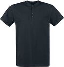 Henley, Black Premium by EMP, T-Shirt