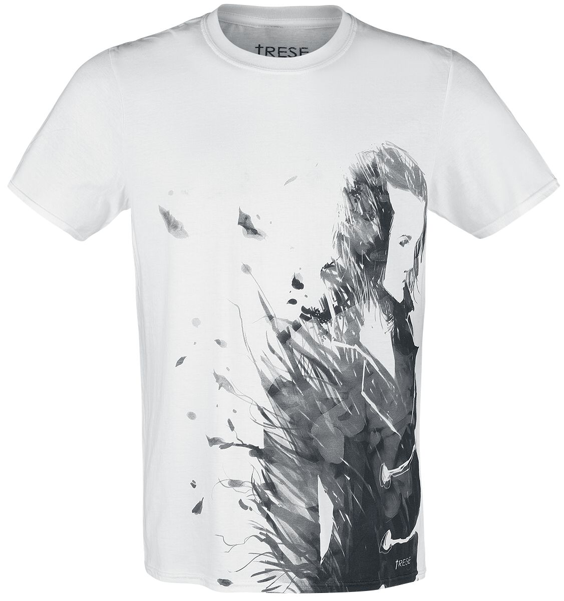 Trese Ink T-Shirt weiß – 50.02% Rabatt