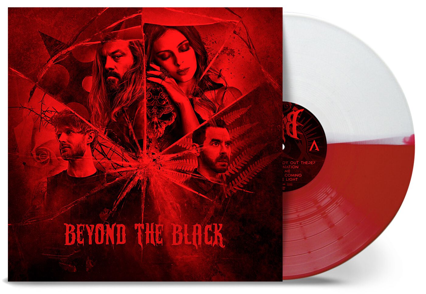 LP de Beyond The Black - pour Unisexe - rouge/blanc