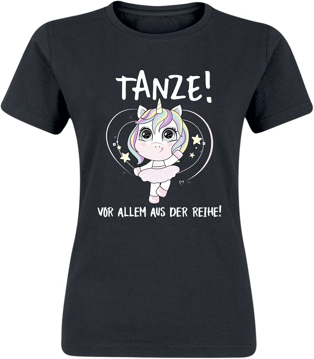 Tierisch Tanze! Vor allem aus der Reihe! T-Shirt schwarz