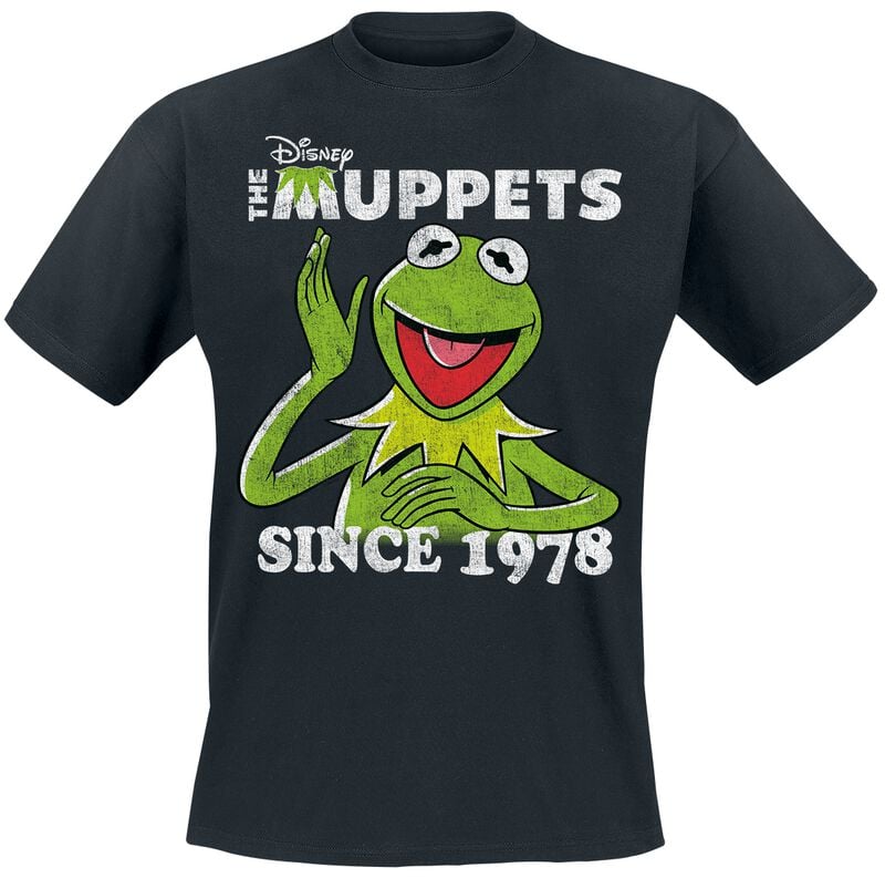 5063609550340 - Kermit Since 1978 T-Shirt schwarz in 3XL