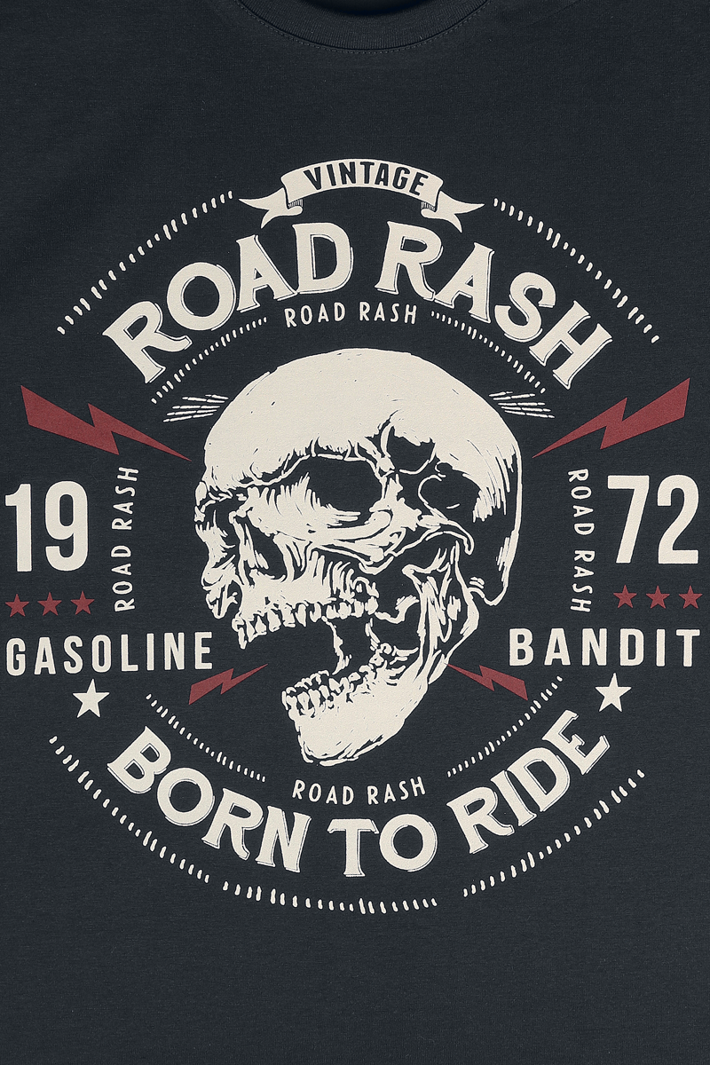 Gasoline Bandit - Rockabilly T-Shirt - Road Rash II - S bis 4XL - für Männer - Größe 3XL - schwarz