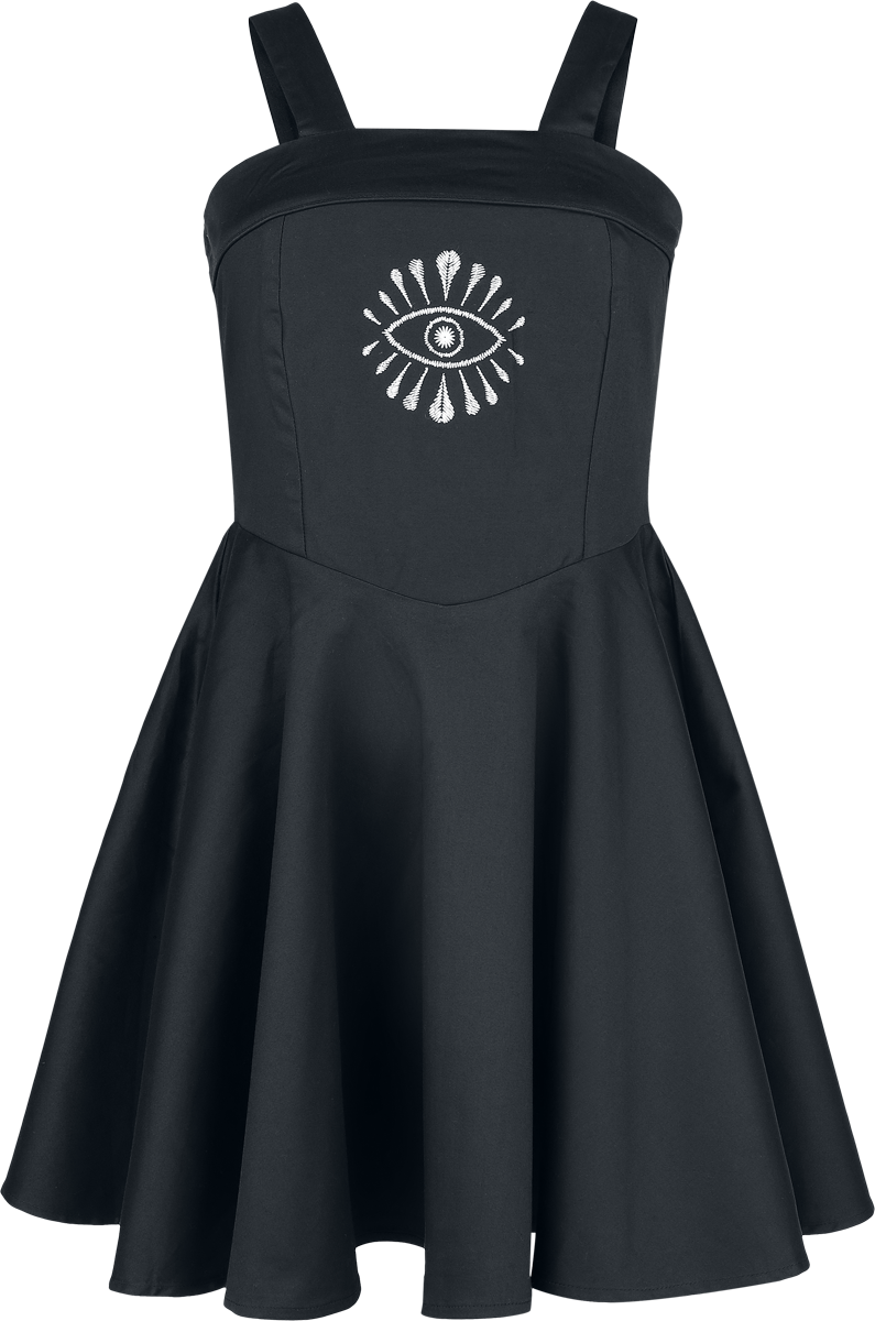 Miniabito Gothic di Coven United - Donna - nero