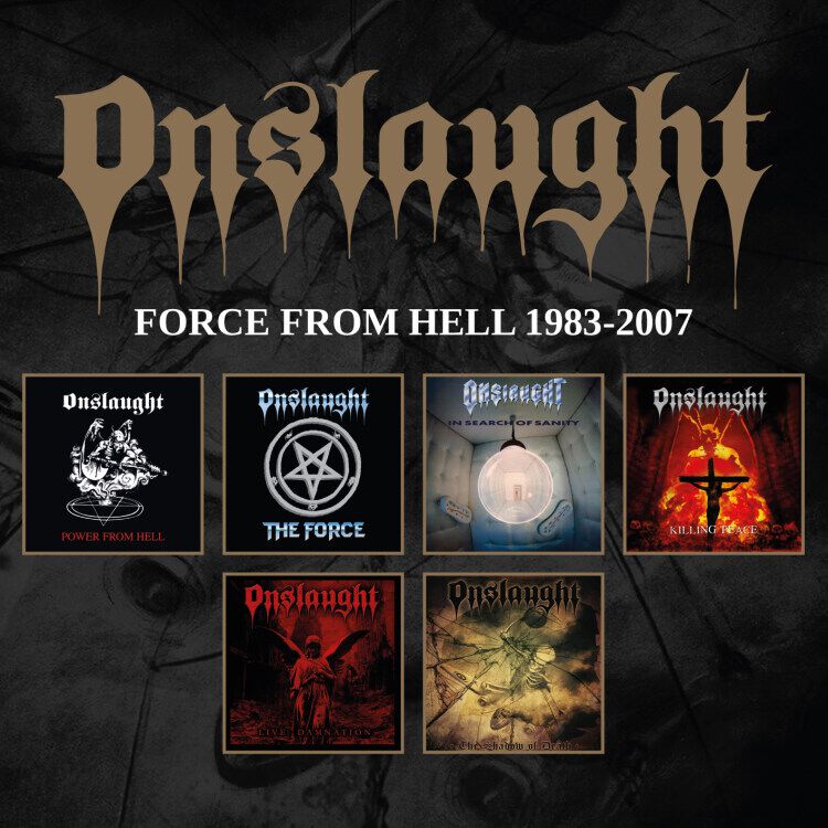 Image of Onslaught Force from hell 1983-2007 6-CD Standard