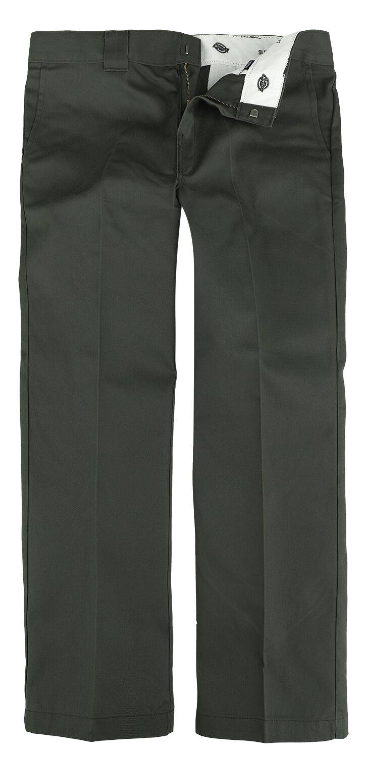 Levně Dickies 873 Work Pant Rec Bavlnené kalhoty zelená