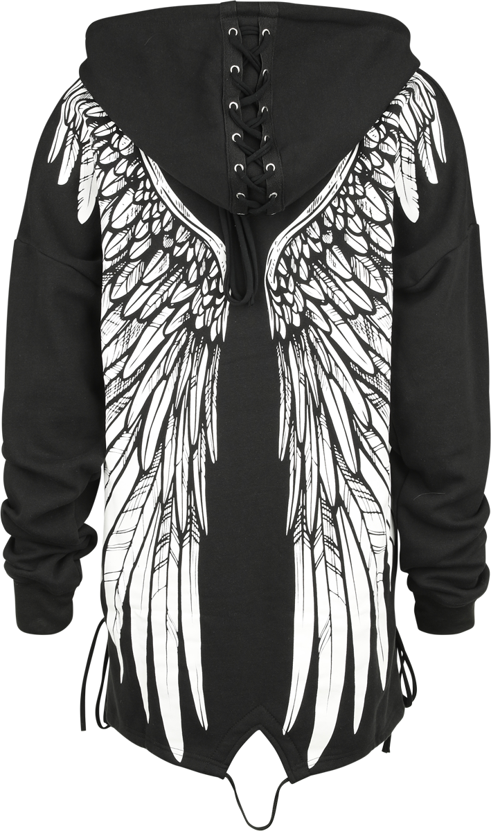 Vixxsin Kapuzenjacke - Asmodeus Hood - XS bis XXL - für Damen - Größe XL - schwarz