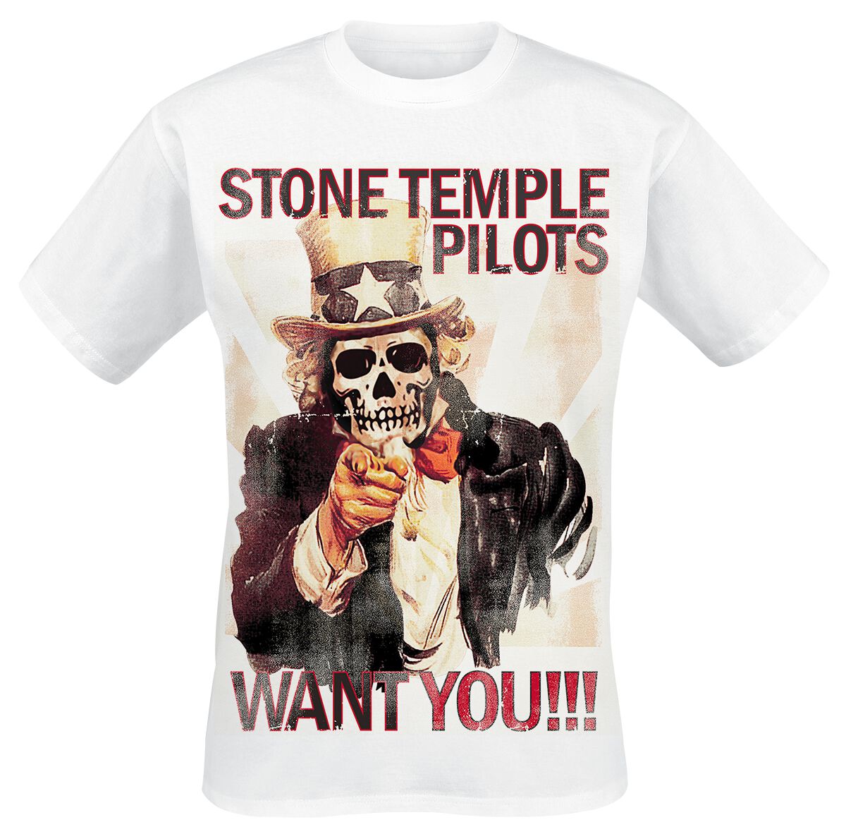 Image of Stone Temple Pilots STP Want You T-Shirt weiß