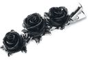 Wild Black Rose, Alchemy Gothic, Haarspange