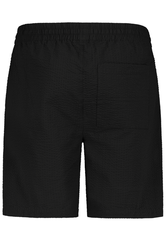 Thumbnail - Authentic Style SEERSUCKER SHORTS Short schwarz in XXL